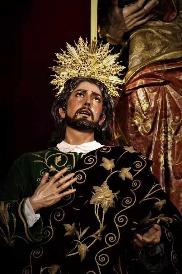 San Juan lloroso. Hermandad de la Lanzada