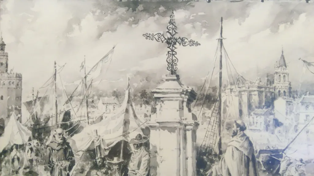 Orígenes de la hermandad del Baratillo. Cruz fundacional