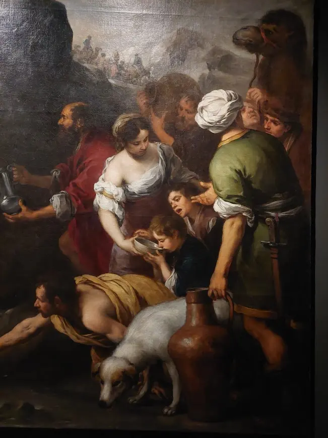 Murillo. Dar de beber al sediento. Hospital de la Caridad