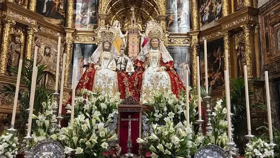 La Señá Santana en la iglesia de Santa Ana de Triana