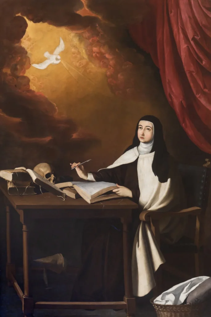 SANTA-TERESA.-FRANCISCO-ZURBARAN-catedral-de-sevilla